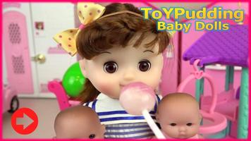 Toy Pudding Baby Dolls الملصق