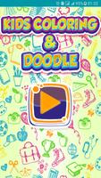 Kids Coloring book & Doodle poster