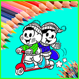 Monica coloring book