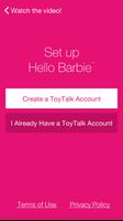 Hello Barbie Companion App captura de pantalla 1