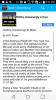 Tozer Devotional -Series 1 海报