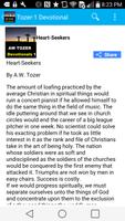 Tozer Devotional -Series 1 截图 2