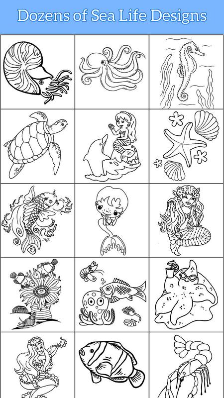 little mermaid coloring book underwater life for android apk