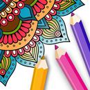 Coloriage Mandala fleur - Thérapie de couleur APK