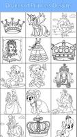 livre de coloriage princesse royale capture d'écran 3