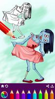 Zombie World - Pixie livre de coloriage Affiche