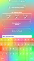 Color Rainbow Keyboard Emoji Affiche