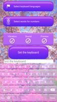 Cherry Blossom Keyboard Theme capture d'écran 2