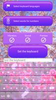 Cherry Blossom Keyboard Theme اسکرین شاٹ 3