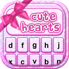 Valentines Day Hearts Keyboard icône