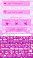 Valentines Day Hearts Keyboard capture d'écran 3