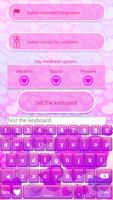 Valentines Day Hearts Keyboard Affiche