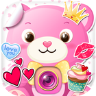 Cute Love Photo Stickers icône