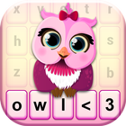 Cute Owl Keyboard Theme icon