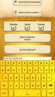 Beer Custom Keyboard Theme penulis hantaran