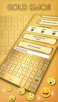 برنامه‌نما Gold Emoji Keyboard Changer عکس از صفحه