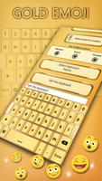 Gold Emoji Keyboard Changer اسکرین شاٹ 3