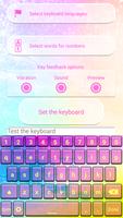 Dream Colors Keyboard Theme Affiche