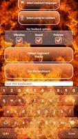 Fire Custom Keyboard Theme syot layar 1