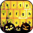 ikon Halloween Keyboard yang Tema