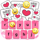 Love SMS Keyboard Themes icon