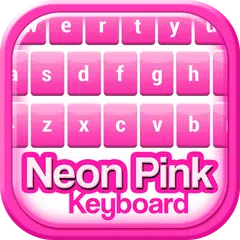 霓虹粉紅色鍵盤主題 APK 下載