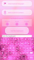 Neon Pink Keyboard Theme ภาพหน้าจอ 3