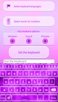 Neon Purple Keyboard Theme syot layar 3