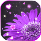 Purple Flower Wallpaper icône