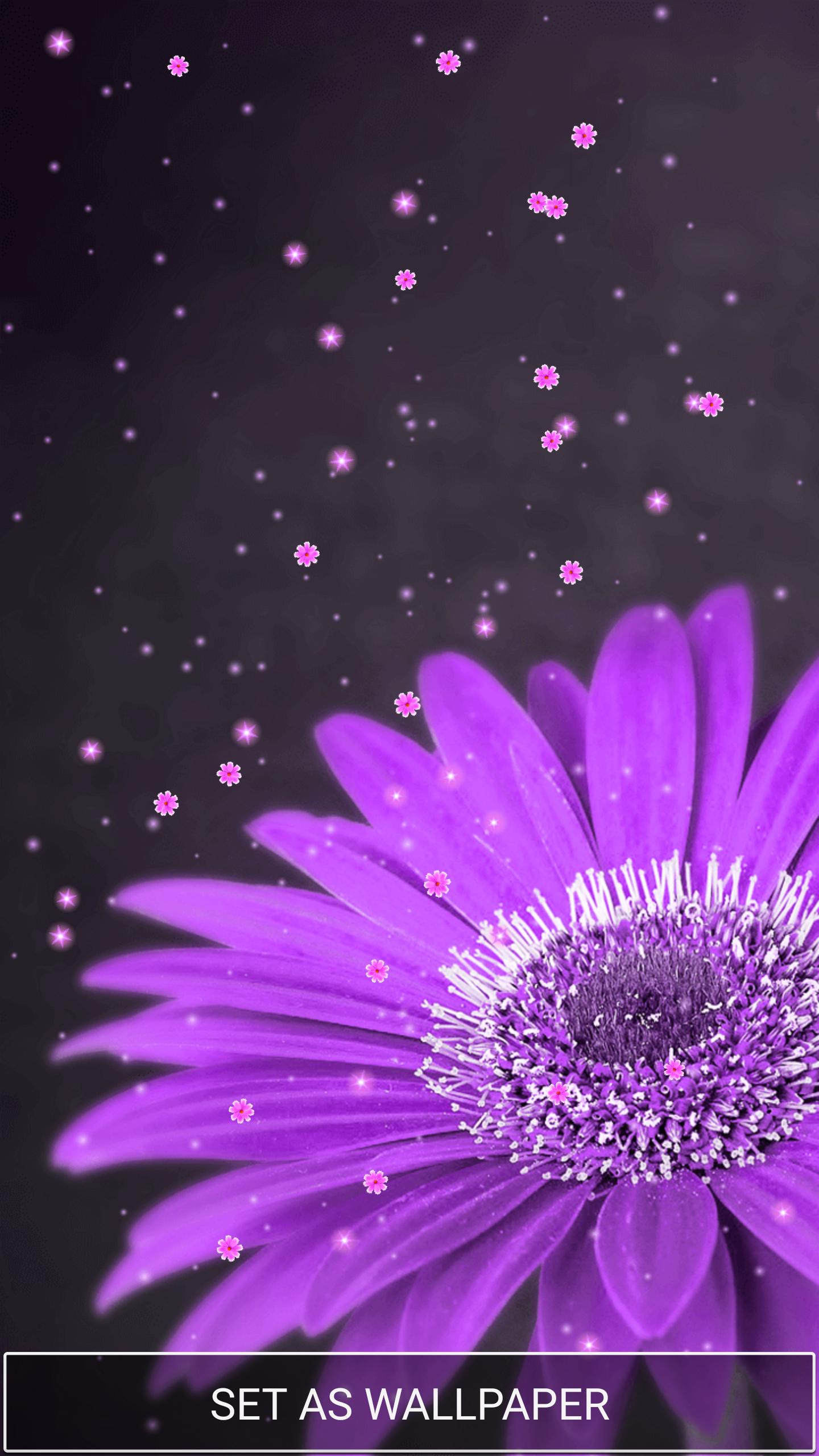 Android 用の 紫色の花 壁紙 Apk をダウンロード