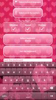 Custom Keyboard Heart Pink capture d'écran 1