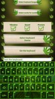 برنامه‌نما Weed Custom Keyboard Changer عکس از صفحه