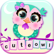 Cute Owl Emoticon Keyboard