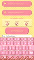 برنامه‌نما Cute Cupcake Keyboard Theme عکس از صفحه