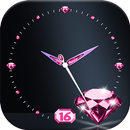 الماس ساعة خلفية حية APK