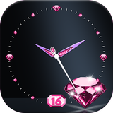 Moving Diamond Wallpaper Clock icon