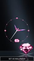 Moving Diamond Wallpaper Clock screenshot 1