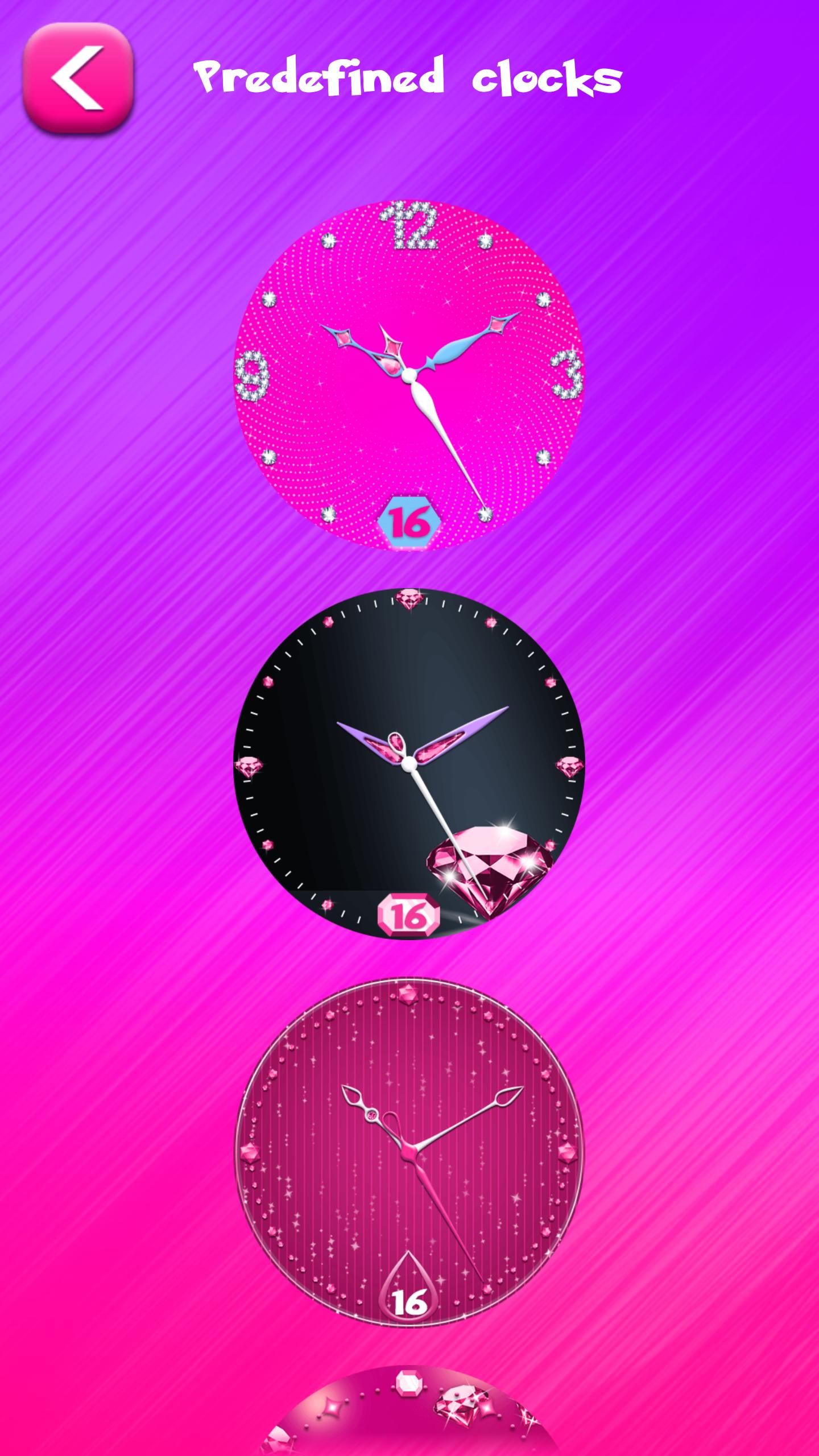 Orologio Diamante Sfondi Animati for Android - APK Download