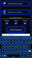 Neon Blue Keyboard Changer capture d'écran 3