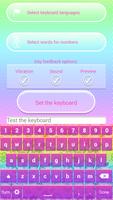 Rainbow Love Keyboard Theme capture d'écran 1