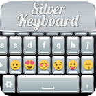 Silver Keyboard with Emojis icon