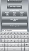 Silver Keyboard with Emojis screenshot 2