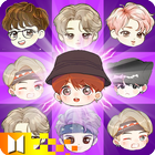 BTS Crush Saga: BTS Match 3 Puzzle Jeu de Chibi icône