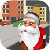 Santa Run 3D Merry Christmas icon