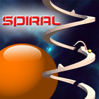 Spiral Ball Rolling Obstacle Jumper through Tower আইকন