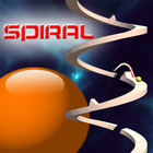 Spiral Ball Rolling Obstacle Jumper through Tower icon