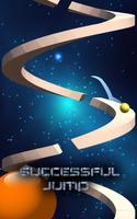 Spiral Ball Rolling Obstacle Jumper through Tower পোস্টার