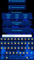 Blue Flame Keyboard اسکرین شاٹ 3