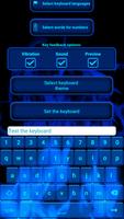 Blue Flame Keyboard پوسٹر