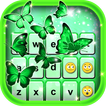 Neon Green Emoticon Keyboard